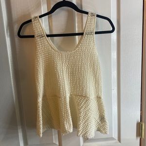 Slightly Worn Tank Top ~ Cute Ruffly Details ✨